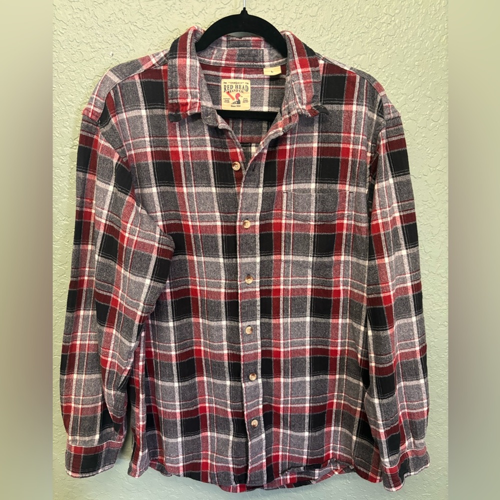Red Head Classic Flannel Mens